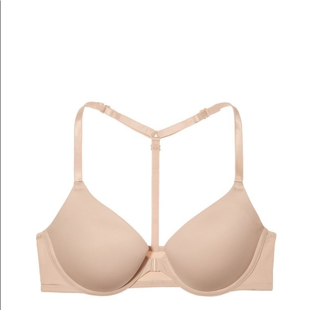 PINK BY VS 32C wear everywhere t-back push-up bra